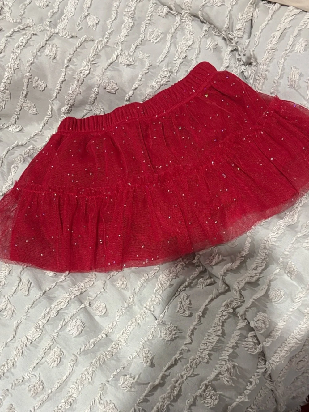 Carter’s Holiday Set 18M | Snowflake Sweater Tutu Shoes Headband - Picture 2 of 11